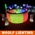 Rechargeable Glow Table LED Outdoor Garden Bar Furniture